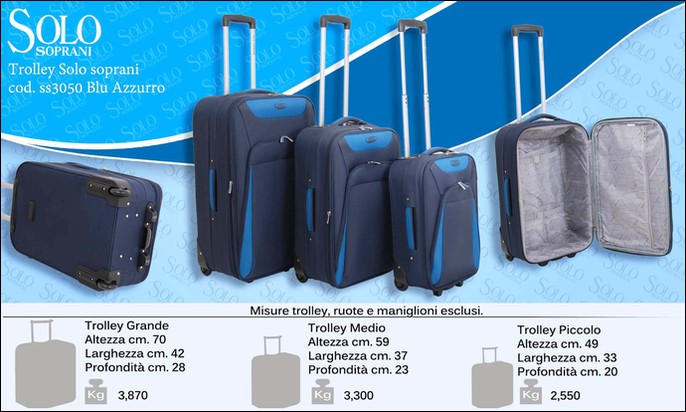 Trolley 2025 piccolo dimensioni